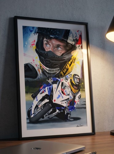 Guy martin motogp a3 - a3, print