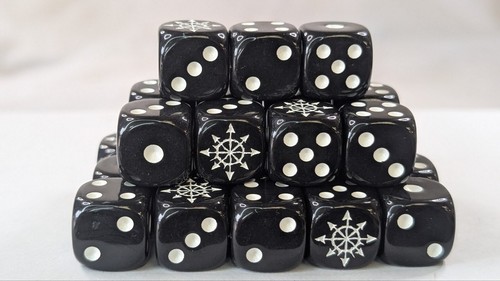 Chaos symbol dice - chaos,