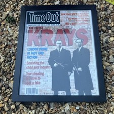 the krays framed picture 11 “ x 9” as portrayed in the modern  film 