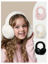 1Pc Kids Winter Earmuffs Warm Ear Muff Girls Boy Cute Furry Ear Warmers Foldable
