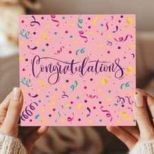 Congratulations Card For Women