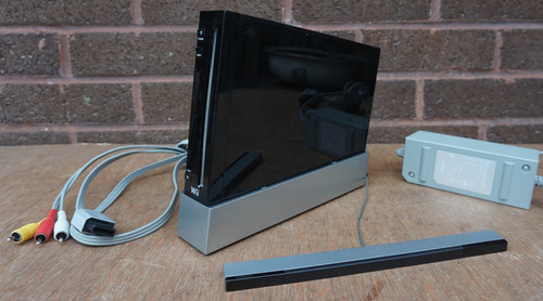 Nintendo wii console black - nintendo,
