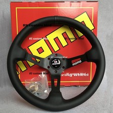 330mm BLACK Full Speed MOMO