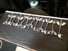 Gretsch Set Bass Drum Lugs with Bass Drum Tension Rods & Claws