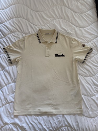 Moncler script logo polo shirt - moncler,