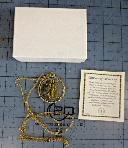 New coin pendant - new,