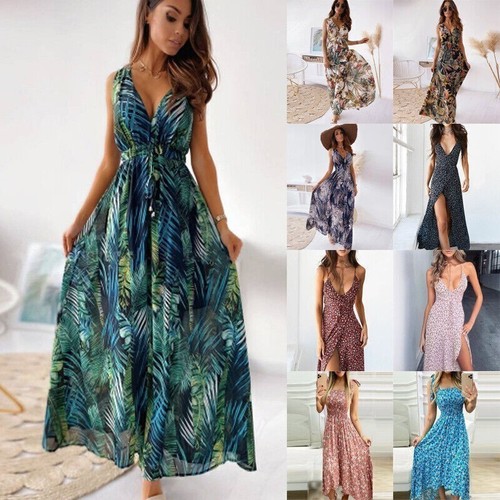 Womens floral boho maxi - womens,