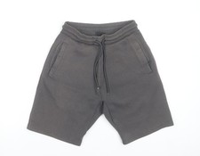 Dunnes Stores Men's Grey Sweat Shorts S Casual Elastic Waist
