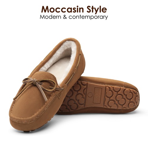Women moccasin loafer shoes - moccasin,