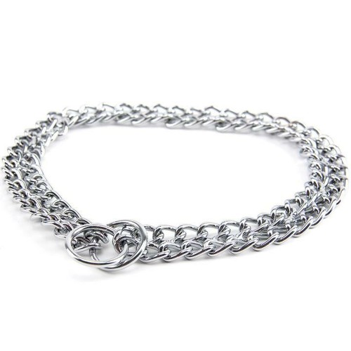 Double choke chain - collar, |