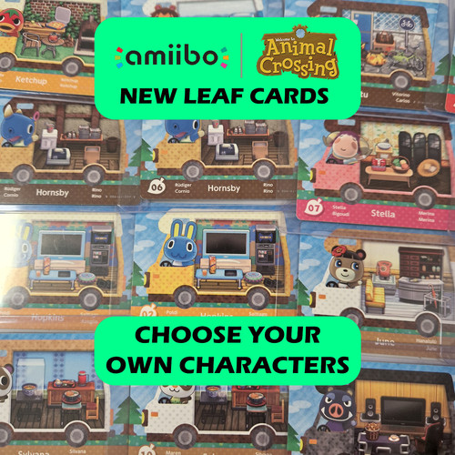 Animal crossing amiibo - crossing, cards