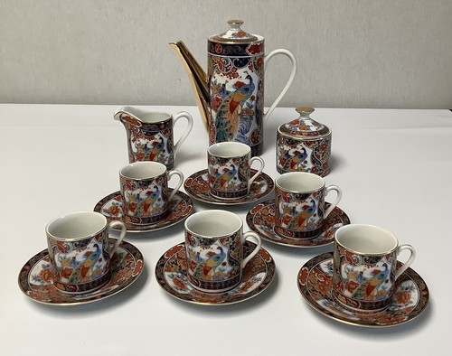 Japanese imari style peacock - style,