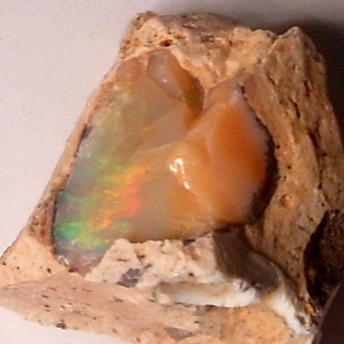 21ct mexican fire opal cantera - fire,
