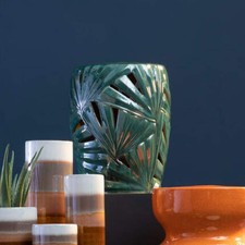 Green Glazed Ceramic Table