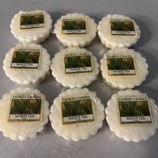 YANKEE CANDLE RARE RETIRED  WAX TART MELTS White Tea x 9