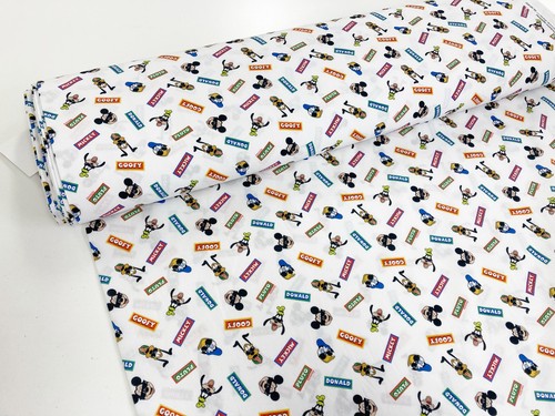 Mickey mouse cotton fabric - cotton,