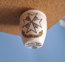 H.M.S. Colossus crest W. H