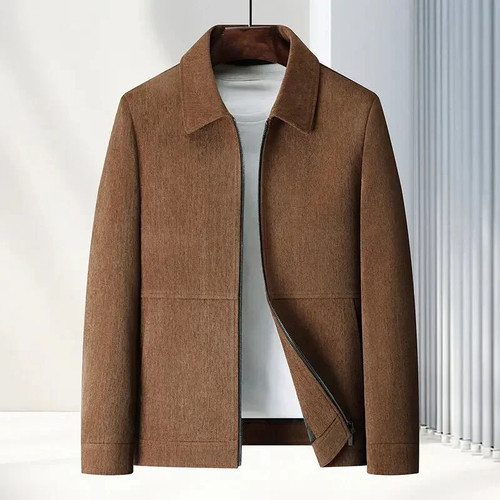 Light brown men jacket - brown, men's