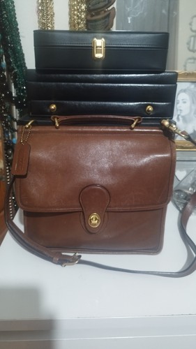 Vintage brown coach - vintage,