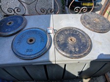 4 X 25 POUNDS BODY SCULPTURE 'ONE-INCH' WEIGHT PLATES