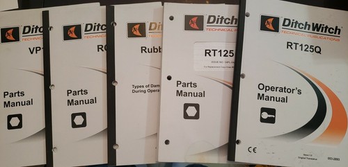 Ditch witch rt125q parts - ditch,