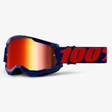 100%STRATA 2 Sand Motocross & Mountain Bike Goggles -  Racing Protective Eyewear