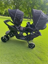 Graco Stadium Duo Tandem Double Pushchair - Suitable From Birth to Approx. 15kg