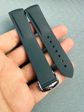 20mm Omega Black Rubber Watch