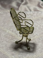 Vintage Miniature Gold Chair