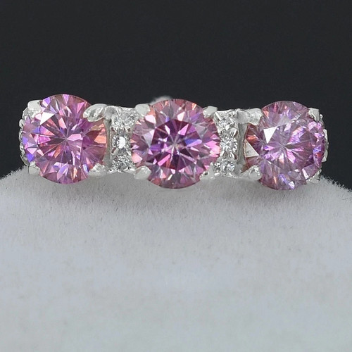 80ct round cut natural pink - cut,