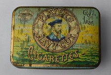 Players Navy Cut Cigarette-Tobacco Repro Tin-Replicans-Bedford-England