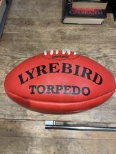 Lyrebird By Sherrin AFL Leather Ball - Pride Of Austrailia - Ideal For Display