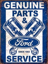 Genuine ford retro - ford, metal