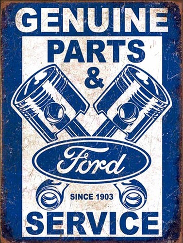 Genuine ford retro - genuine, metal