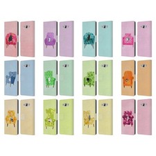 OFFICIAL PLANET CAT ARM CHAIR LEATHER BOOK WALLET CASE FOR SAMSUNG PHONES 3