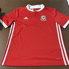 Adidas Kids Wales Football Shirt Size 11-12