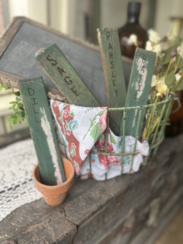 Handmade garden markers - handmade,