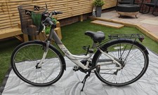 Apollo Elyse Women's Hybrid Bike 21-Speed, 16" Frame, 700c, White