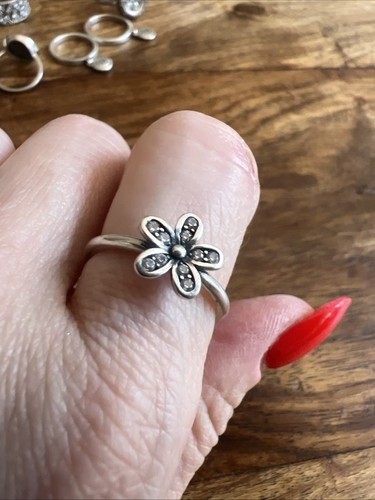 Pandora daisy flower ring size - pandora,