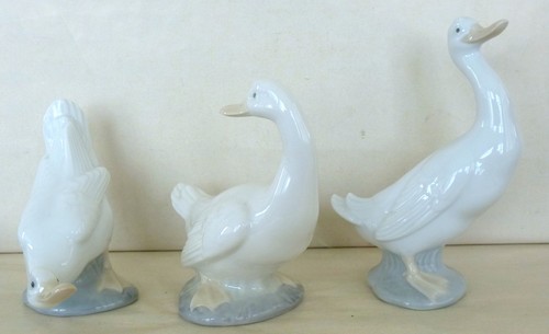 Set lladro nao geese - of,