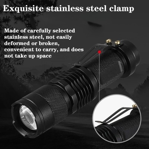 Tactical led flashlight 300lm - tactical,