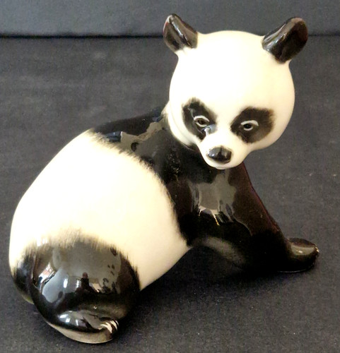 Vintage panda figurine ussr - figurine,