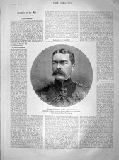 Original Old Antique Print