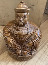 Ceramic 'Chinaman' Tea Caddy