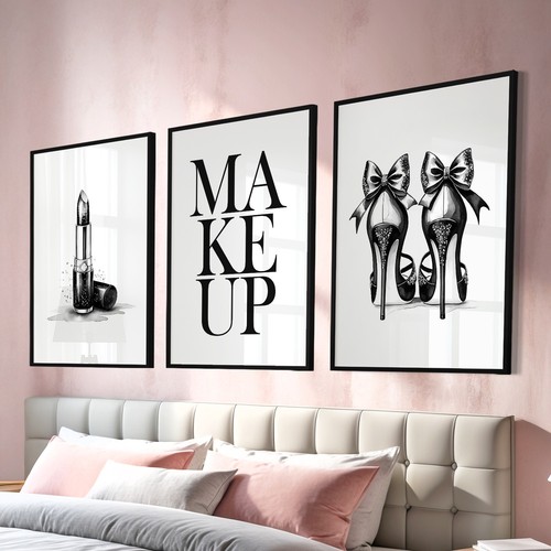 Fashion beauty wall art - wall,