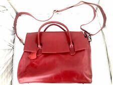 QUALITY GENUINE CATWALK RED LEATHER CROSS BODY HANDBAG  BAG