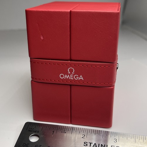 Genuine omega red watch - watch, box