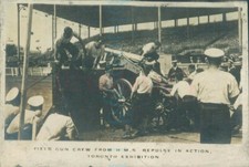 1925 photo Field Gun Crew HMS Repulse Toronto Exhibition British Empire cruise