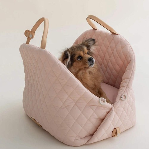 Luxury quilted dog - quilted, carrier