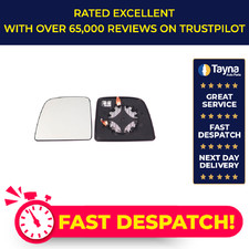 Mirror Glass fits FORD TOURNEO CONNECT 1.5D Left 2015 on N/S Passenger Side Door